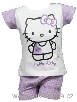 Dívčí 2 dílná souprava HELLO KITTY Lila 2