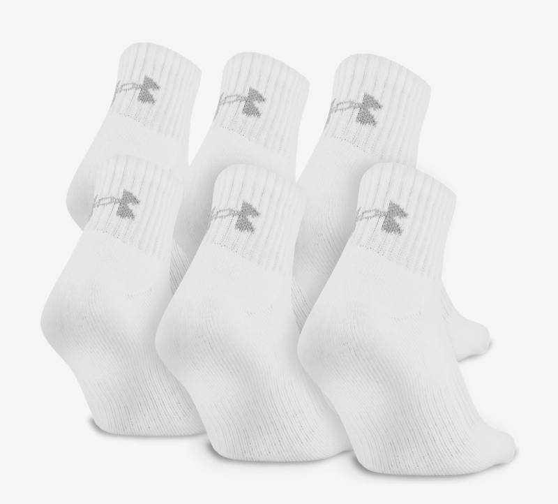 Ponožky UNDER ARMOUR Charged Cotton Crew - 6 párů