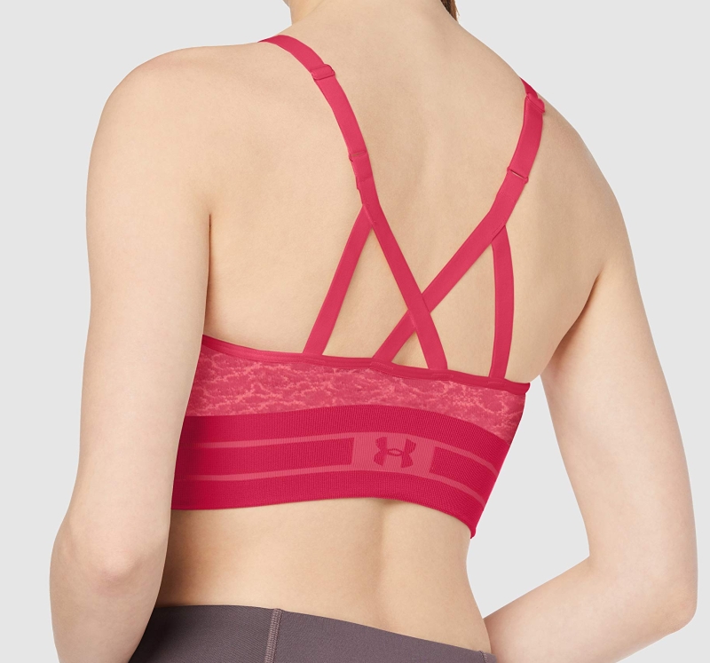 Dámská podprsenka UNDER ARMOUR Vanish Seamless Longline Jacquard