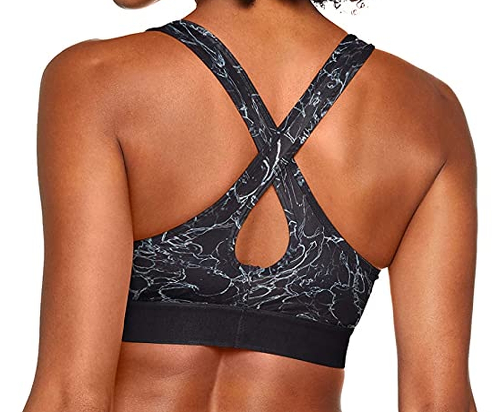 Dámská podprsenka UNDER ARMOUR Mid Crossback Printed Sport Bra