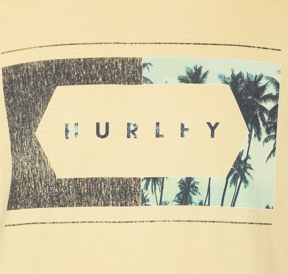 Pánské tričko HURLEY Frame Work Palm Tee