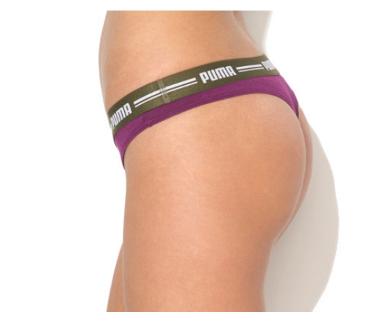 Dámské kalhotky tanga PUMA Iconic - 2ks