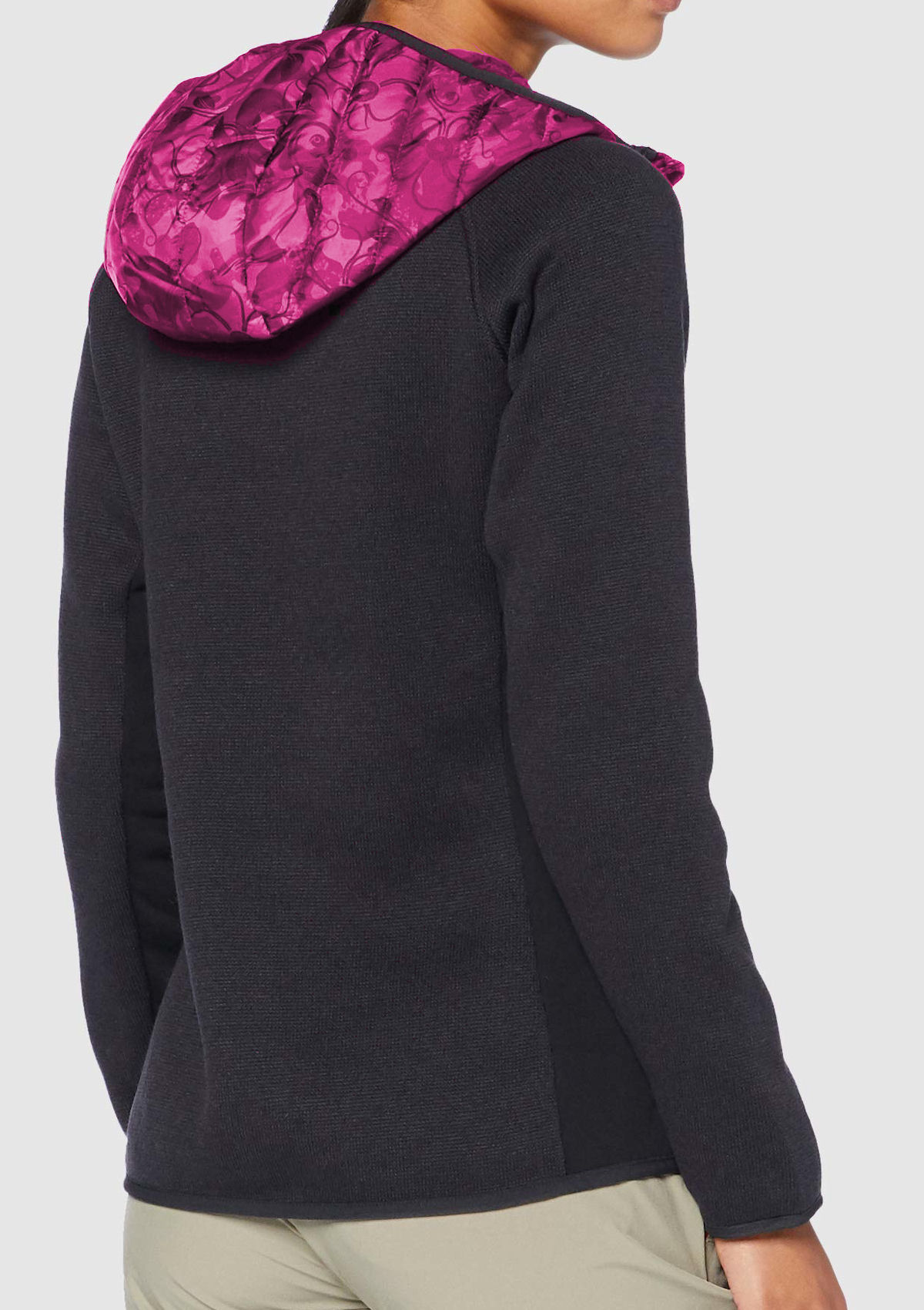 Dámská bunda CMP Knit Tech Con Fantasia Floreale