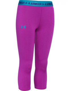 Dívčí legíny capri UNDER ARMOUR Hg Solid Fitness