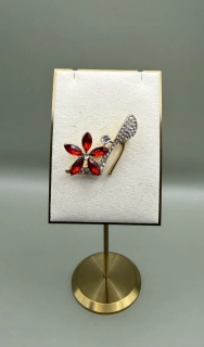 Kovová brož "Elegantní střevíček"